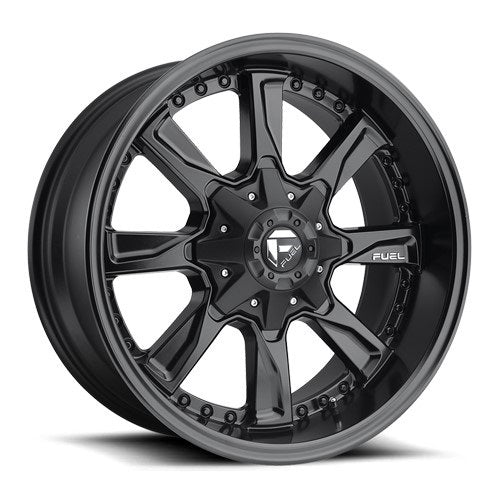 20x9 Fuel D604 Hydro Matte Black Wheel 8x180 (20mm)