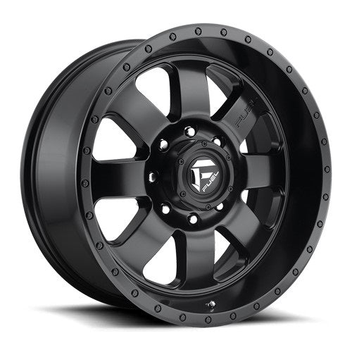20x9 D626 Fuel Baja Matte Black Wheel 8x180 (1mm)