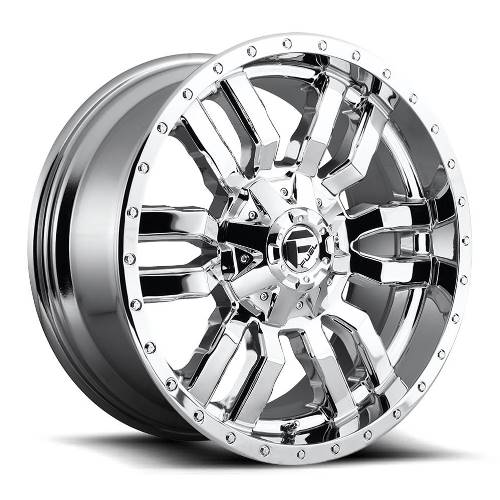22x10 D631 Fuel Sledge Chrome Wheel 6x5.5/6x135 (10mm)