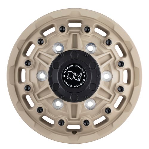 16x6 Black Rhino Destroyer Desert Sand Front Dually Wheel 6x205 (110mm)