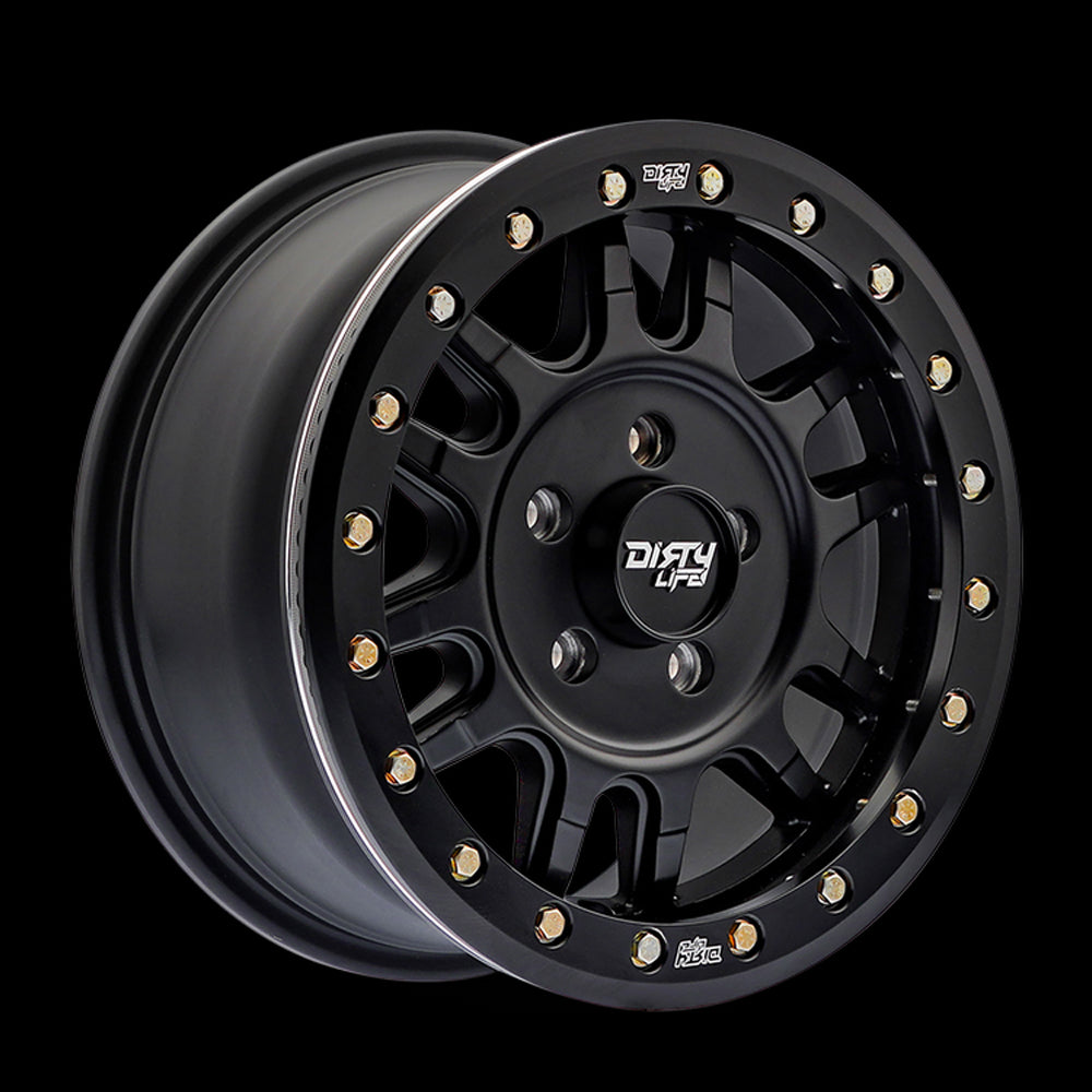 15x7 Dirty Life 9309R Canyon Pro SXS Matte Black UTV BEADLOCK Wheel Blank (13mm)