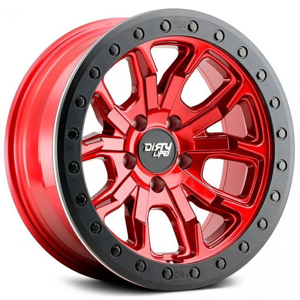 17x9 Dirty Life DT-1 Candy Red Wheel 5x5.5 (-38mm)