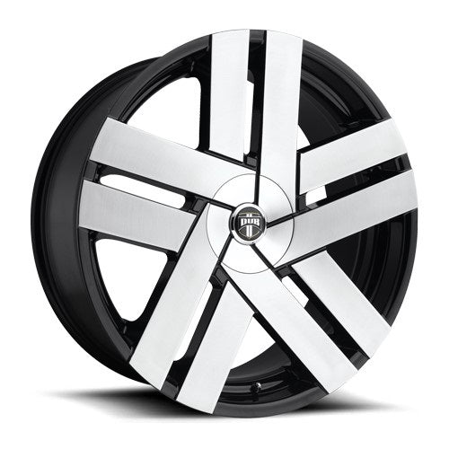 22x9.5 DUB S225 Butta Gloss Black Brushed Wheel 5x108/5x120 (33mm)