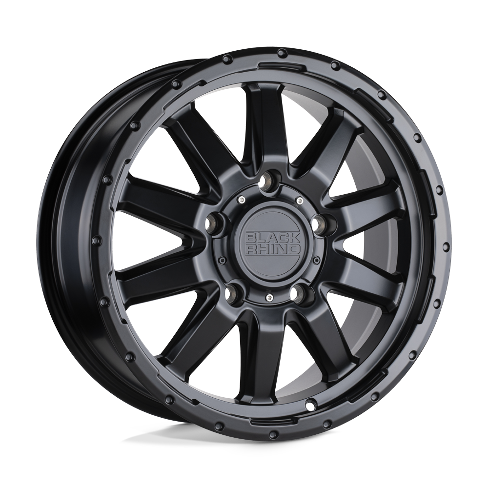 17x7.5 Black Rhino ExCURSION MATTE BLACK Wheel 6x5.5 (35mm)