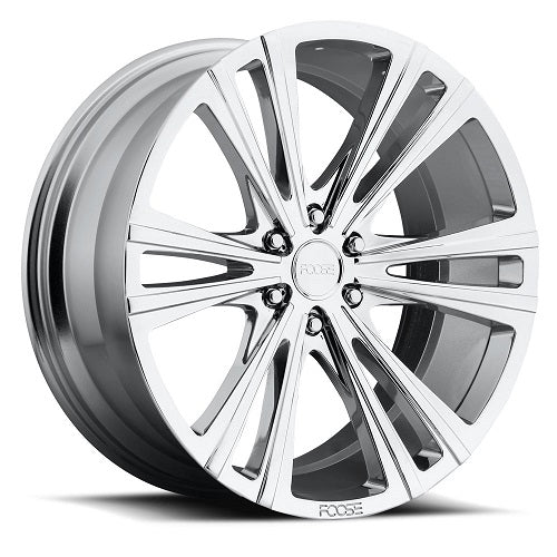 22x9.5 F159 Foose Wedge Chrome Wheel 6x5.5 (30mm)