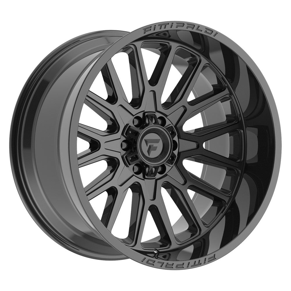 22x12 Fittipaldi Offroad FA18B Black Wheel 8x170 (-44mm)