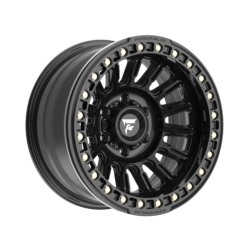 17x9 Fittipaldi FB152B BEADLOCK Black Wheel 6x5.5 (-38mm)