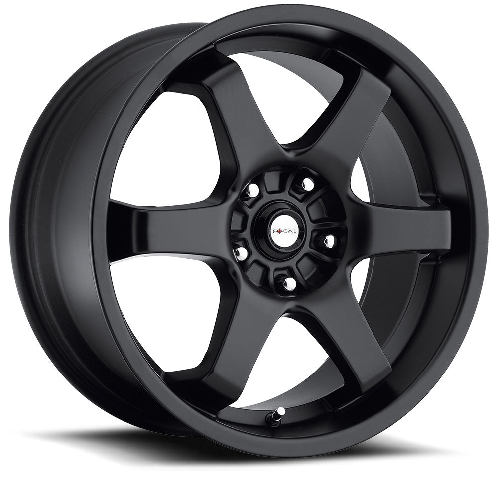 18x8.5 Focal 421B X Satin Black Wheel 5x120 (40mm)