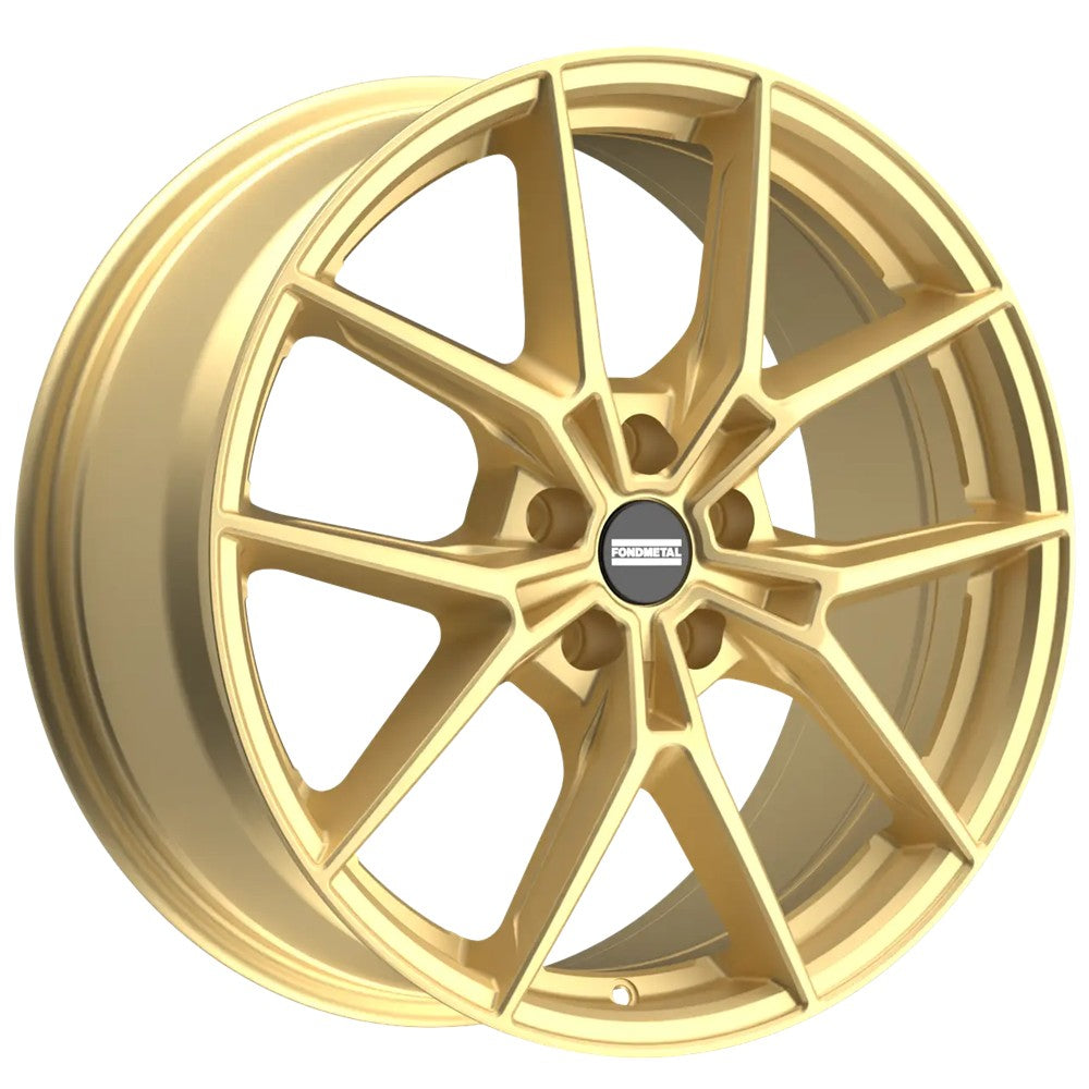 19x8.5 Fondmetal Iupiter Matte Gold Wheel 5x4.5 (38mm)