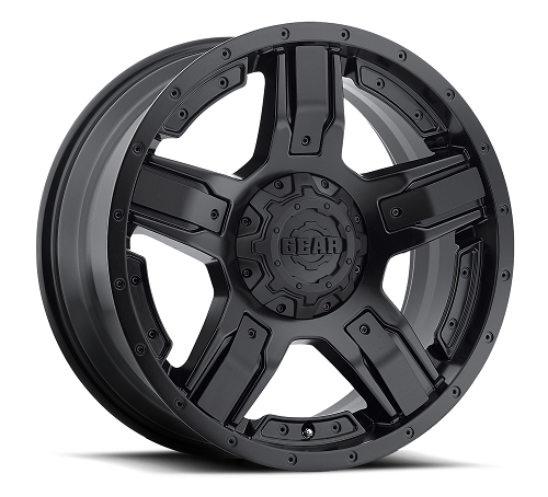 20x9 Gear Off Road 740B Manifold Satin Black Wheel 6x135/6x5.5 (0mm)
