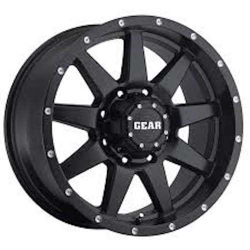 17x9 Gear Off Road 728B Overdrive Satin Black Wheel 5x5 (10mm)