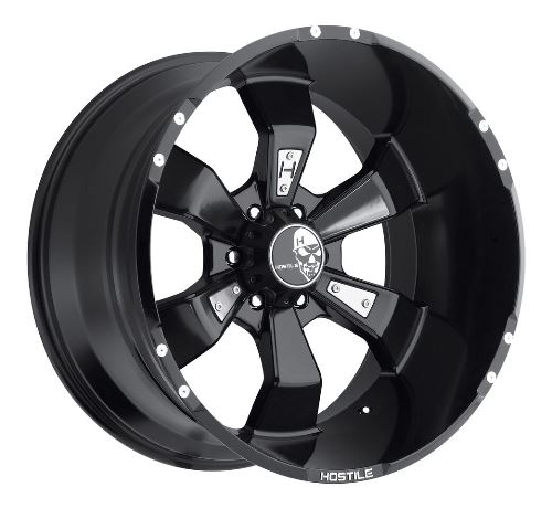 20x9 Hostile H103 Hammered Asphalt (Satin Black) Wheel 6x5.5 (0mm)
