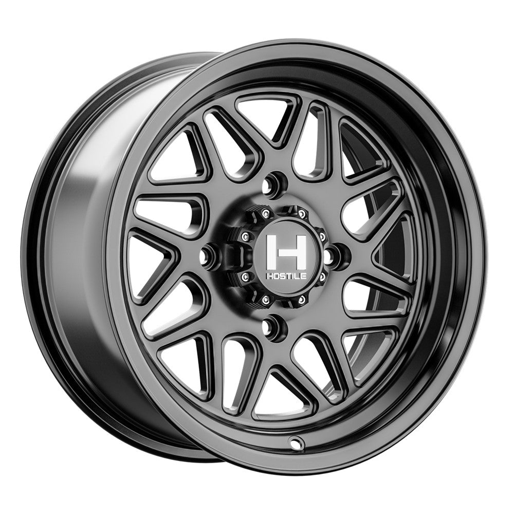 15x8 Hostile UTV H108 Sprocket Asphat (Matte Black) Wheel 4x137 (0mm)