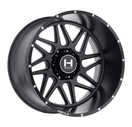 20x10 Hostile H108 Sprocket Asphalt (Satin Black) Wheel 8x6.5 (-19mm)