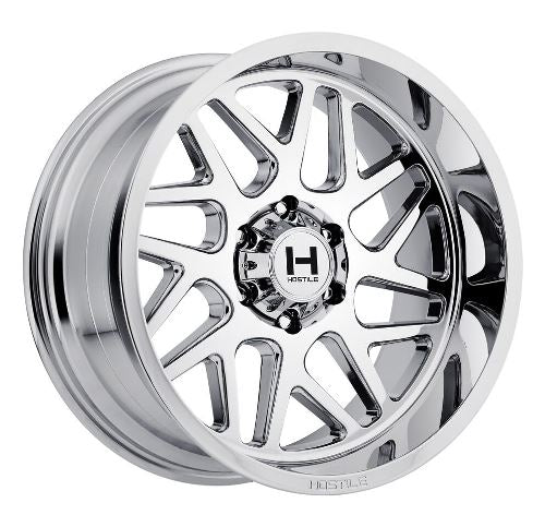 20x9 Hostile H108 Sprocket Armor Plated (Chrome) Wheel 6x5.5 (0mm)