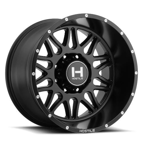 20x12 Hostile H111 Blaze Asphalt (Satin Black) Wheel 8x6.5 (-44mm)