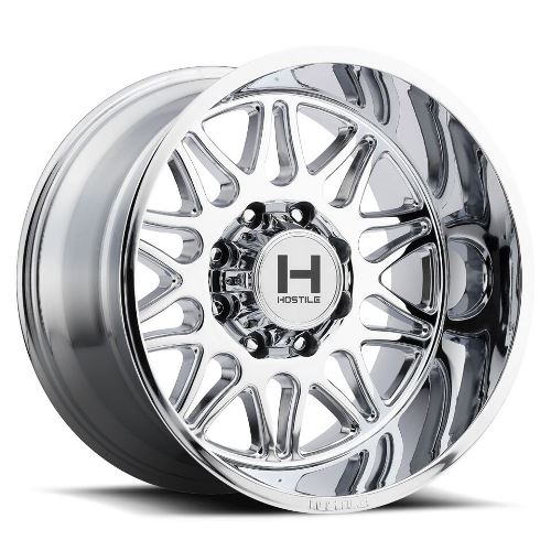 22x10 Hostile H111 Blaze Armor Plated (Chrome) Wheel 8x170 (-25mm)