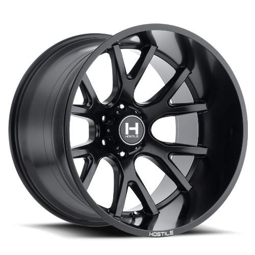 20x9 Hostile H113 Rage Asphalt (Satin Black) Wheel 6x5.5 (12mm)