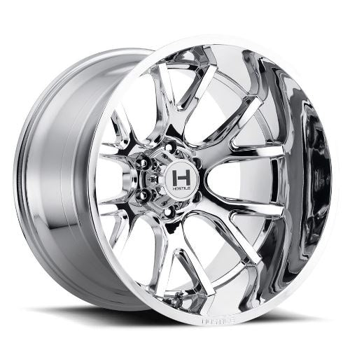 20x10 Hostile H113 Rage Armor Plated (Chrome) Wheel 6x135 (-19mm)
