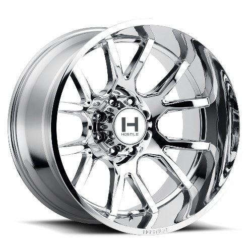 20x9 Hostile H113 Rage Armor Plated (Chrome) Wheel 8x6.5 (12mm)