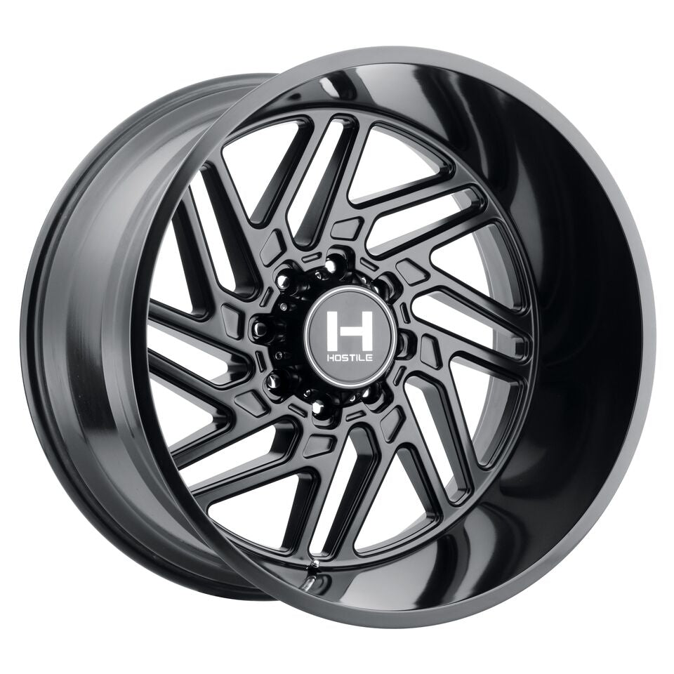 20x12 Hostile H116 Jigsaw Asphalt (Satin Black) Wheel 8x6.5 (-44mm)