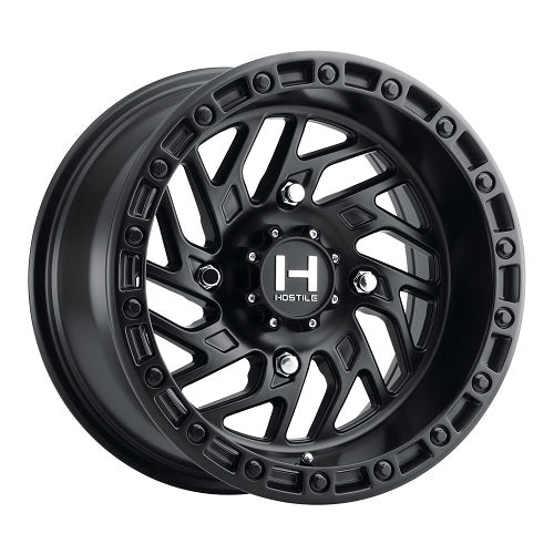 15x7 Hostile UTV H116 Jigsaw Full Asphalt (Satin Black) Wheel 4x137 (13mm)