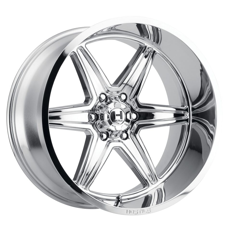 22x10 Hostile H117 Venom Armor Plated (Chrome) Wheel 6x135 (-25mm)