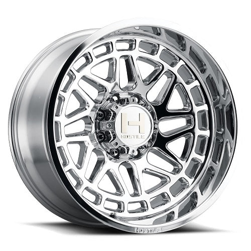 20x9 Hostile H122 Reaper Armor Plated (Chrome) Wheel 8x170 (12mm)