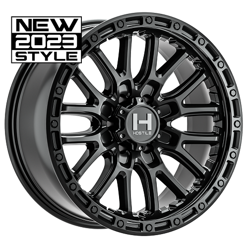 18x9 Hostile H135 Ridgecrest Asphalt (Satin Black) Wheel 6x5.5 (0mm)