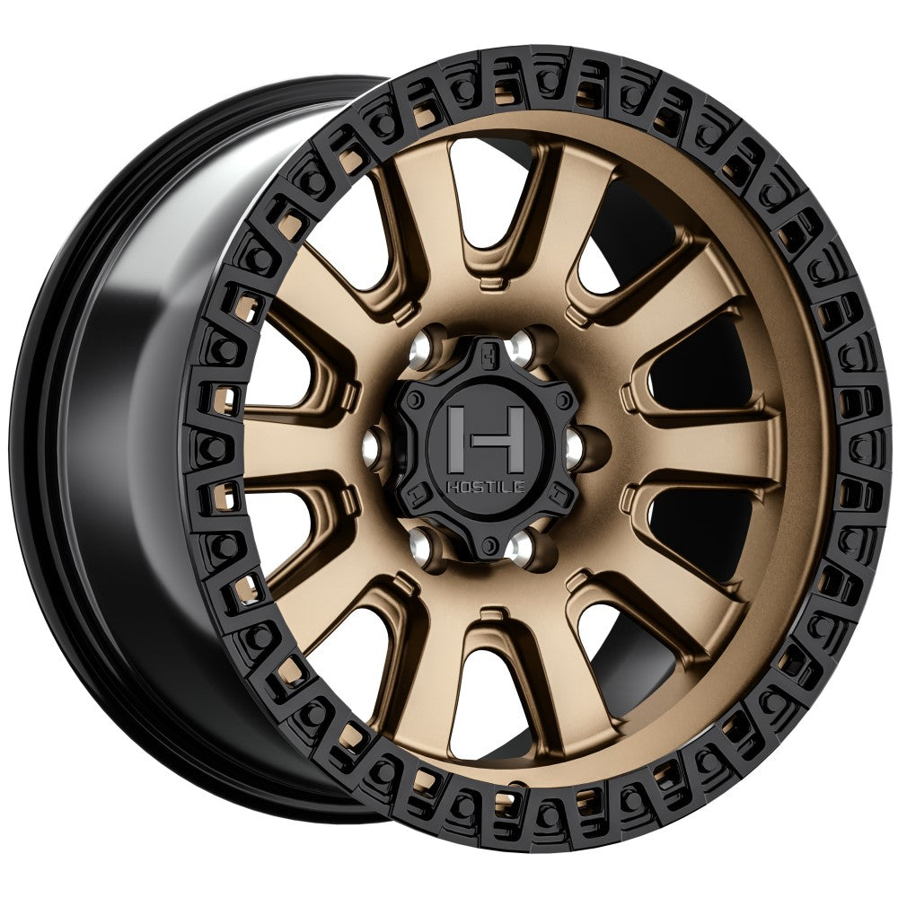 17x9 Hostile H138 Crawler Bronze Wheel 6x5.5 (-12mm)