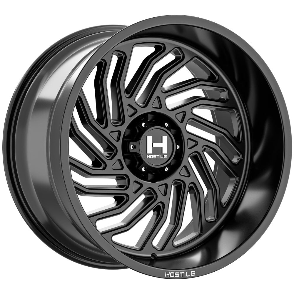 20x10 Hostile H140 Twister Asphalt (Satin Black) Wheel 6x5.5 (-19mm)