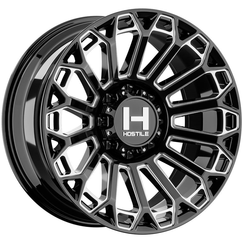 20x10 Hostile H142 Warrior Blade Cut Wheel 8x170 (-19mm)