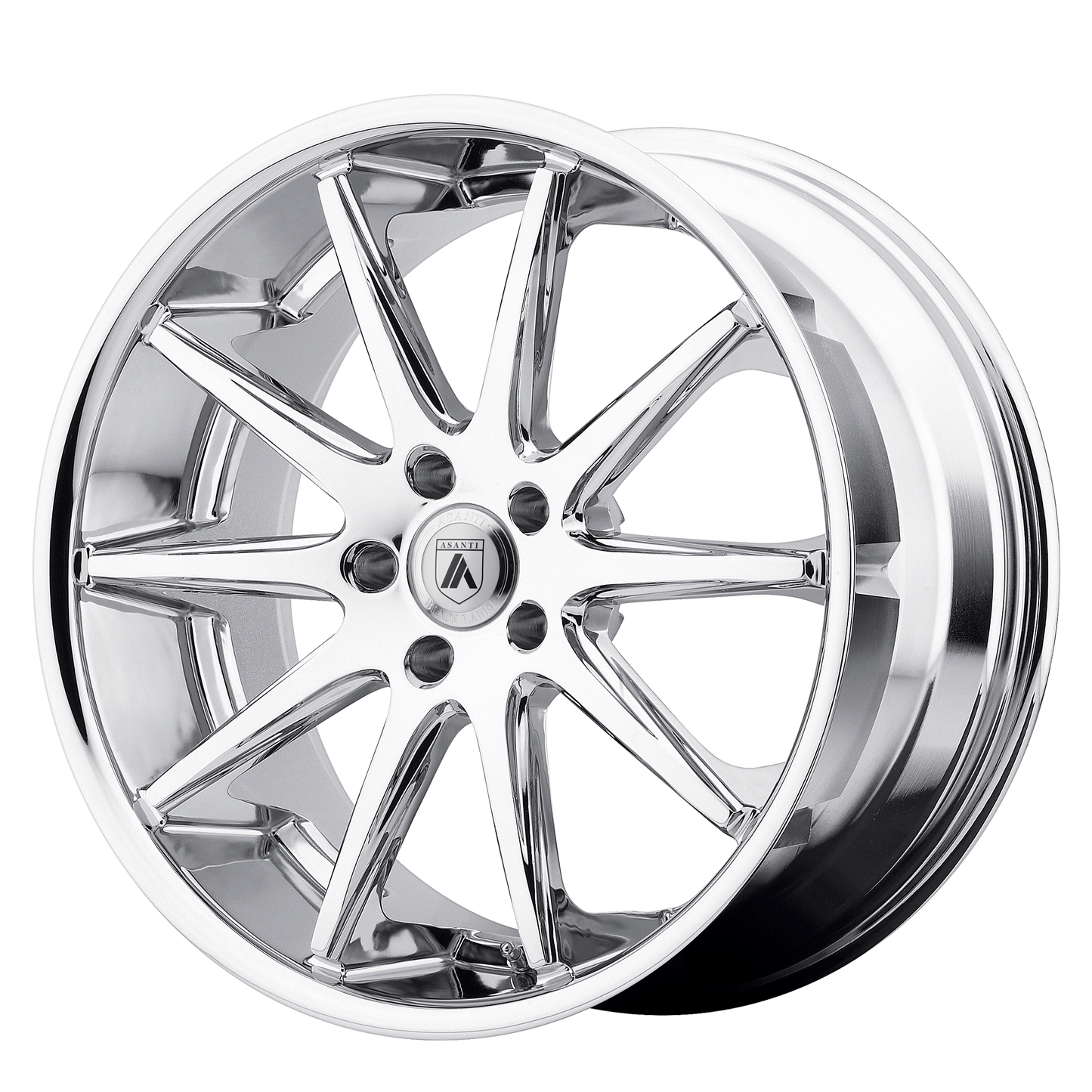 20x8.5 Asanti Black ABL-4 CAPELLA Chrome Wheel 5x115 (42mm)