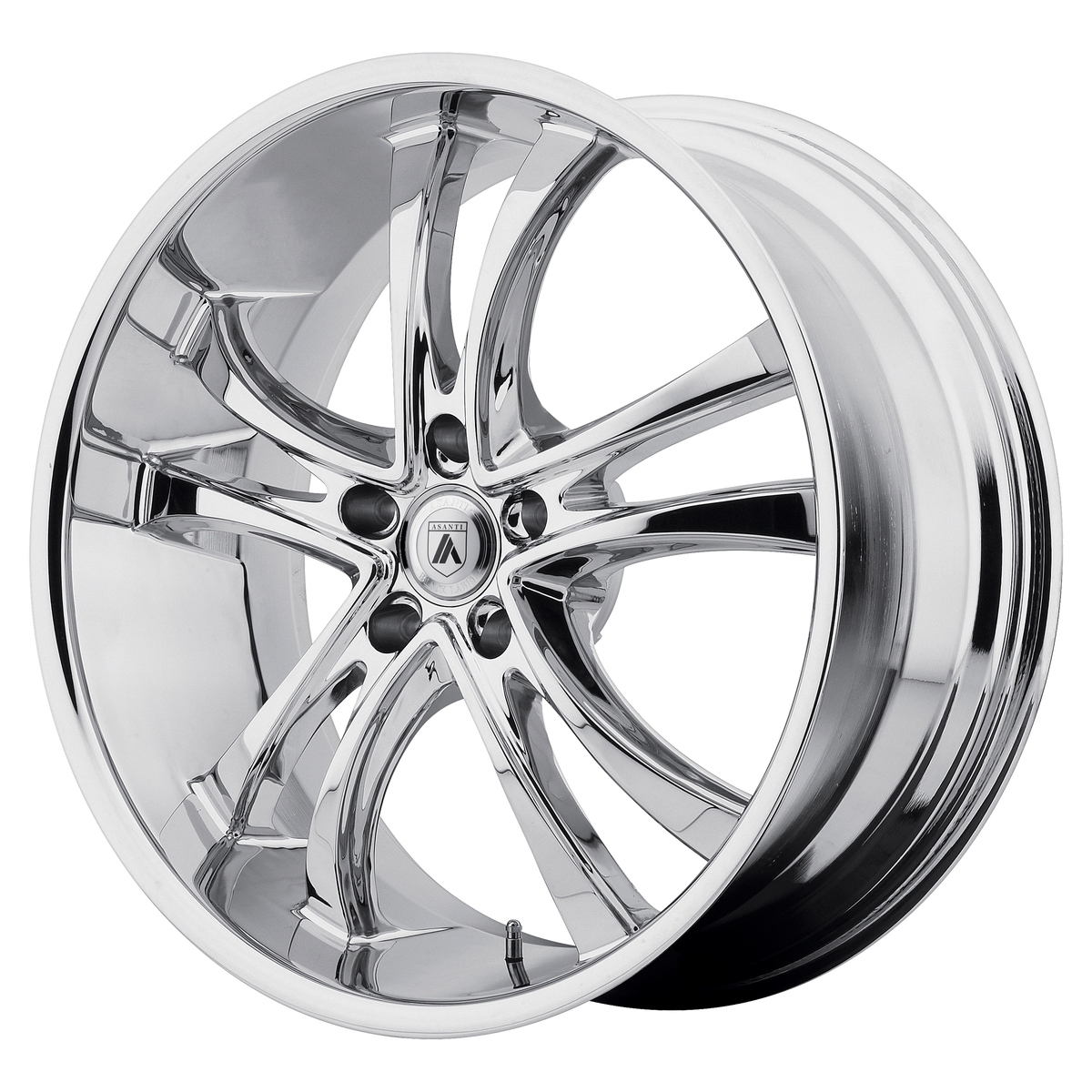 22x9 Asanti Black ABL-06 Chrome Wheel 5x120 (32mm)