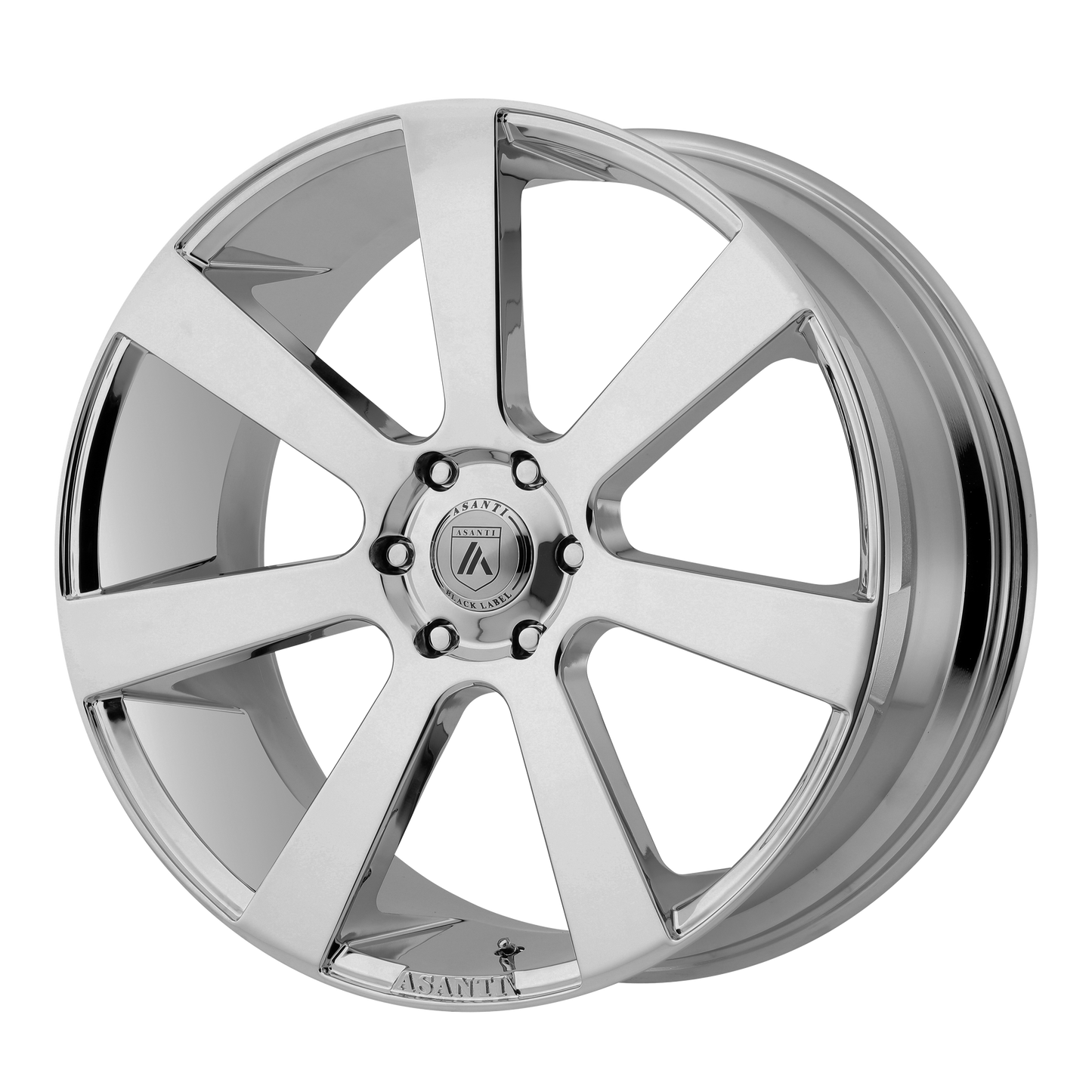 24x9 Asanti Black ABL-15 APOLLO Chrome Wheel 5x115 (15mm)