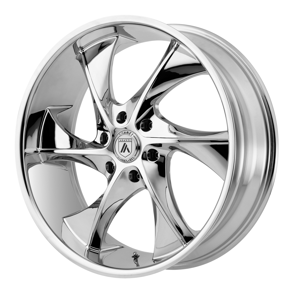 24x9 Asanti Black ABL-17 Chrome Wheel 6x5.5 (30mm)