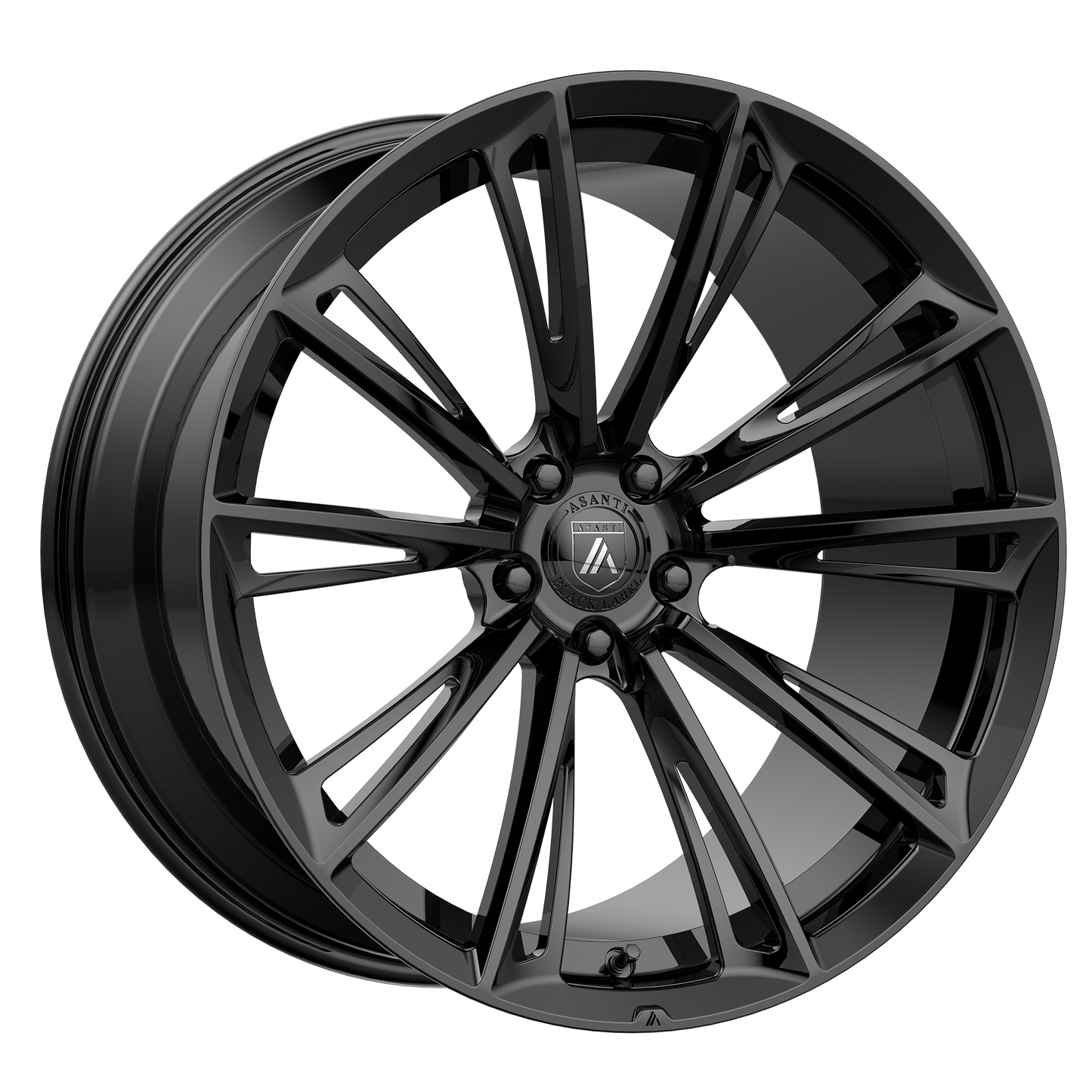24x10 Asanti Black ABL30 CORONA TRUCK Gloss Black Wheel 6x5.5 (30mm)