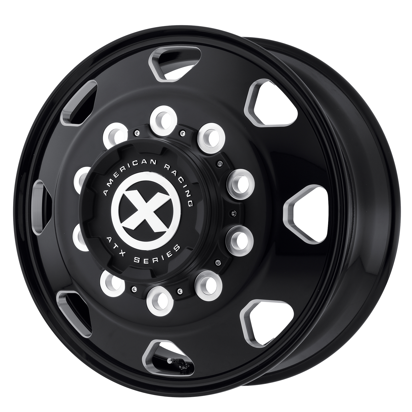 24.5x8.25 ATX AO401 OCTANE Satin Black Milled - Front Wheel 10x285 (144mm)