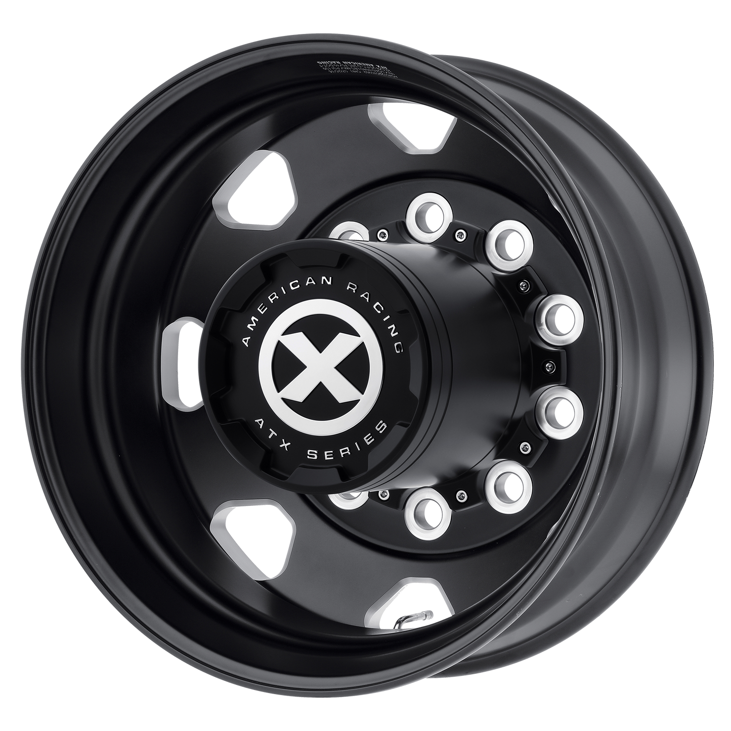 22.5x8.25 ATX AO401 OCTANE Satin Black Milled - Rear Wheel 10x285 (-168mm)