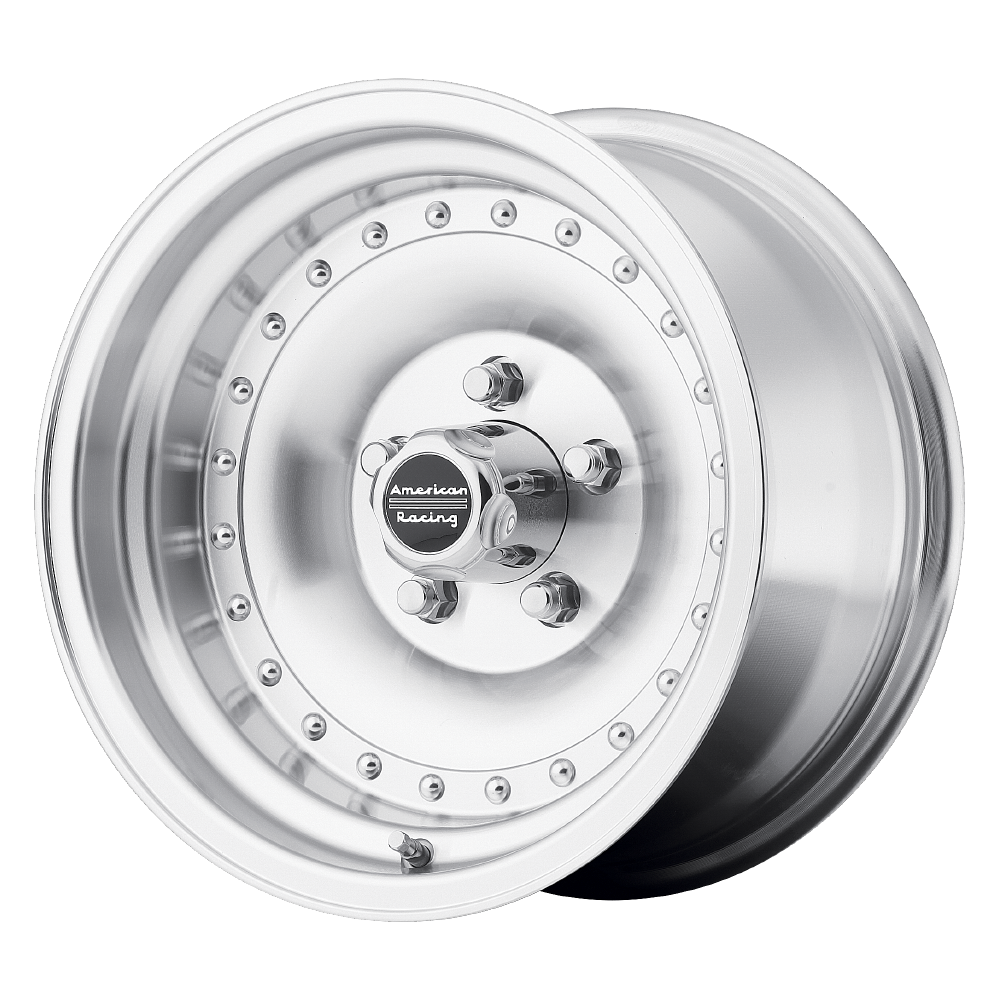 15x8 American Racing AR61 OUTLAW I Machined Wheel 5x5.5 (-19mm)