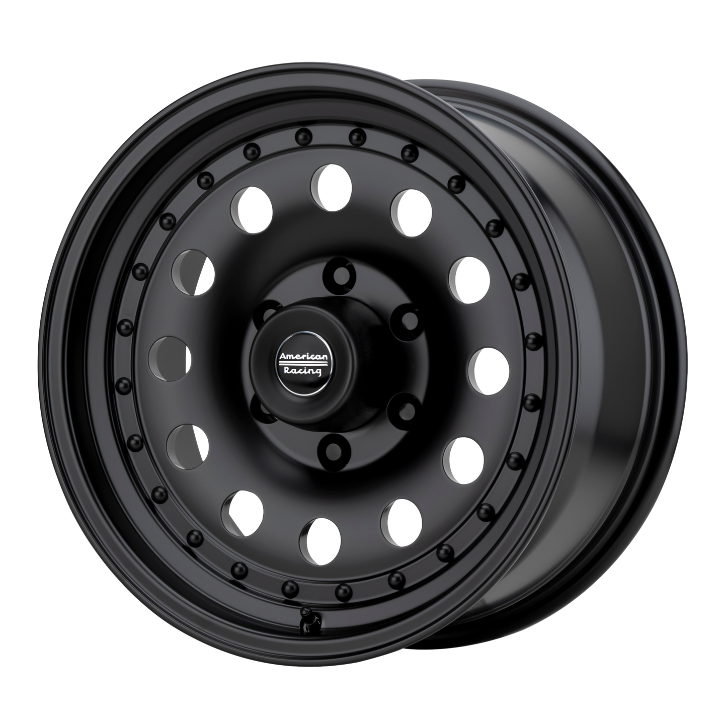18x8 American Racing AR62 OUTLAW II Satin Black Wheel 6x135 (18mm)