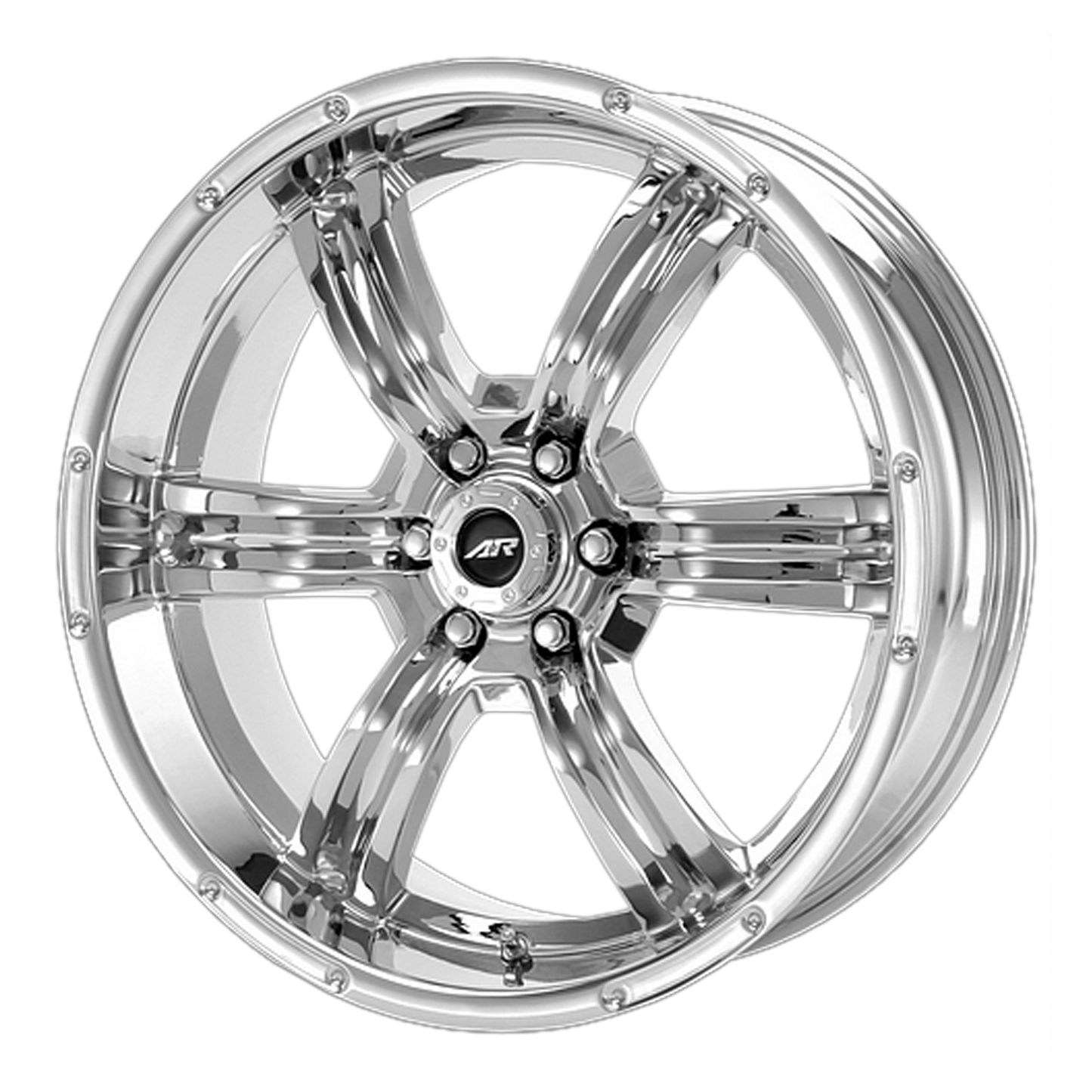 16x8 American Racing AR620 TRENCH Chrome Wheel 6x5.5 (12mm)