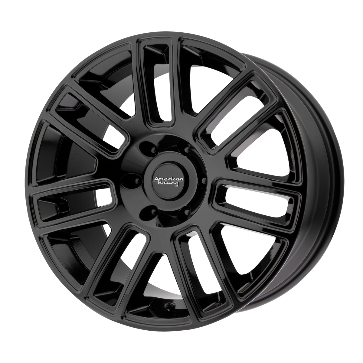 18x8.5 American Racing AR915 Gloss Black Wheel 6x5.5 (30mm)