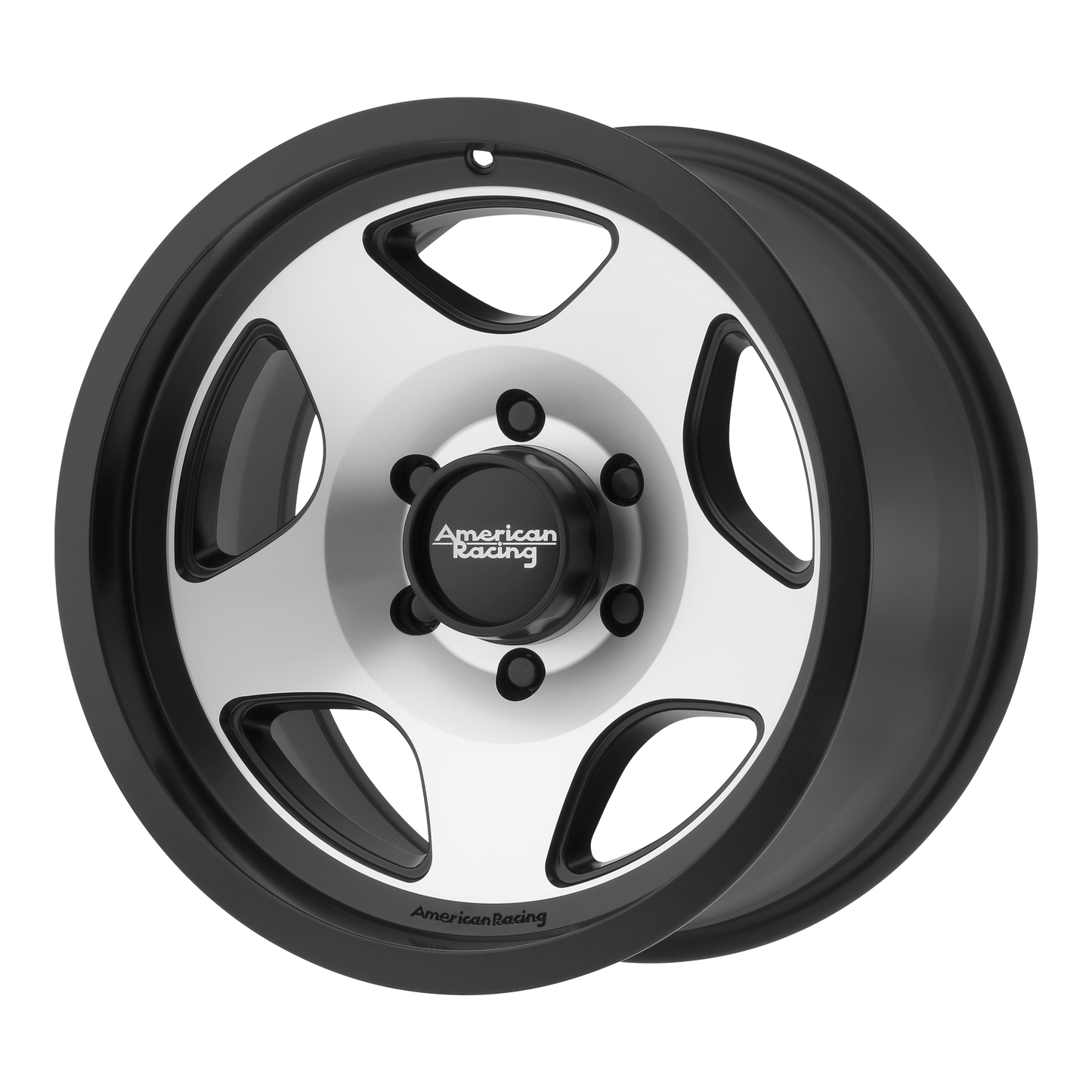 17x8 American Racing AR923 Satin Black Machined Wheel 6x5.5 (0mm)