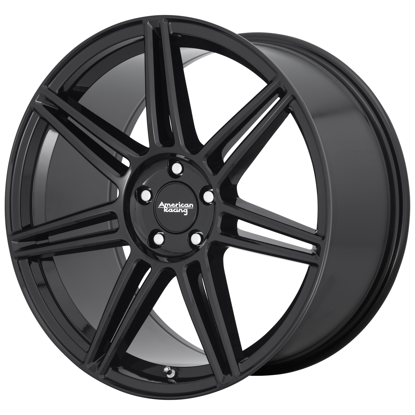 20x8.5 American Racing AR935 REDLINE Gloss Black Wheel 5x115 (25mm)