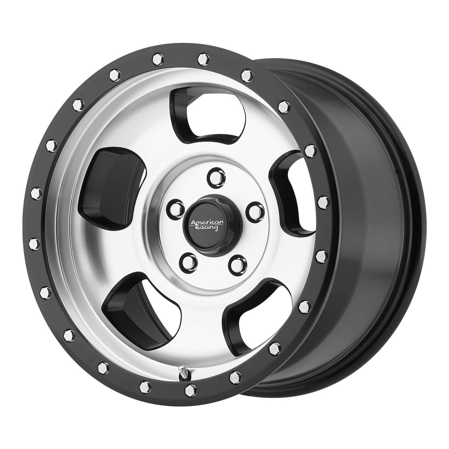 17x9 American Racing AR969 Satin Black Machined Wheel 8x6.5 (-12mm)