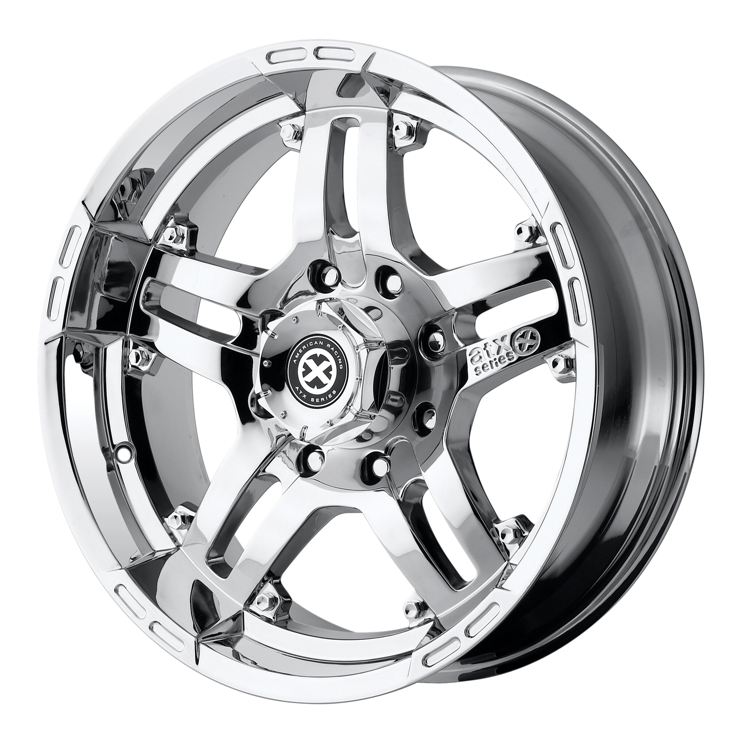 18x8 ATX Series AX181 Chrome Wheel 6x135 (35mm)