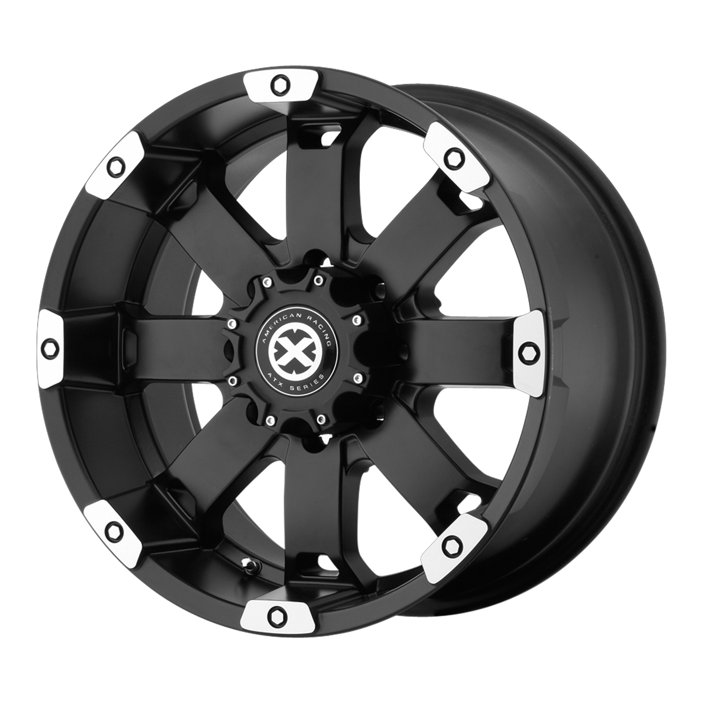 20x9 ATX Series AX185 Matte Black Machined Wheel 6x5.5 (0mm)
