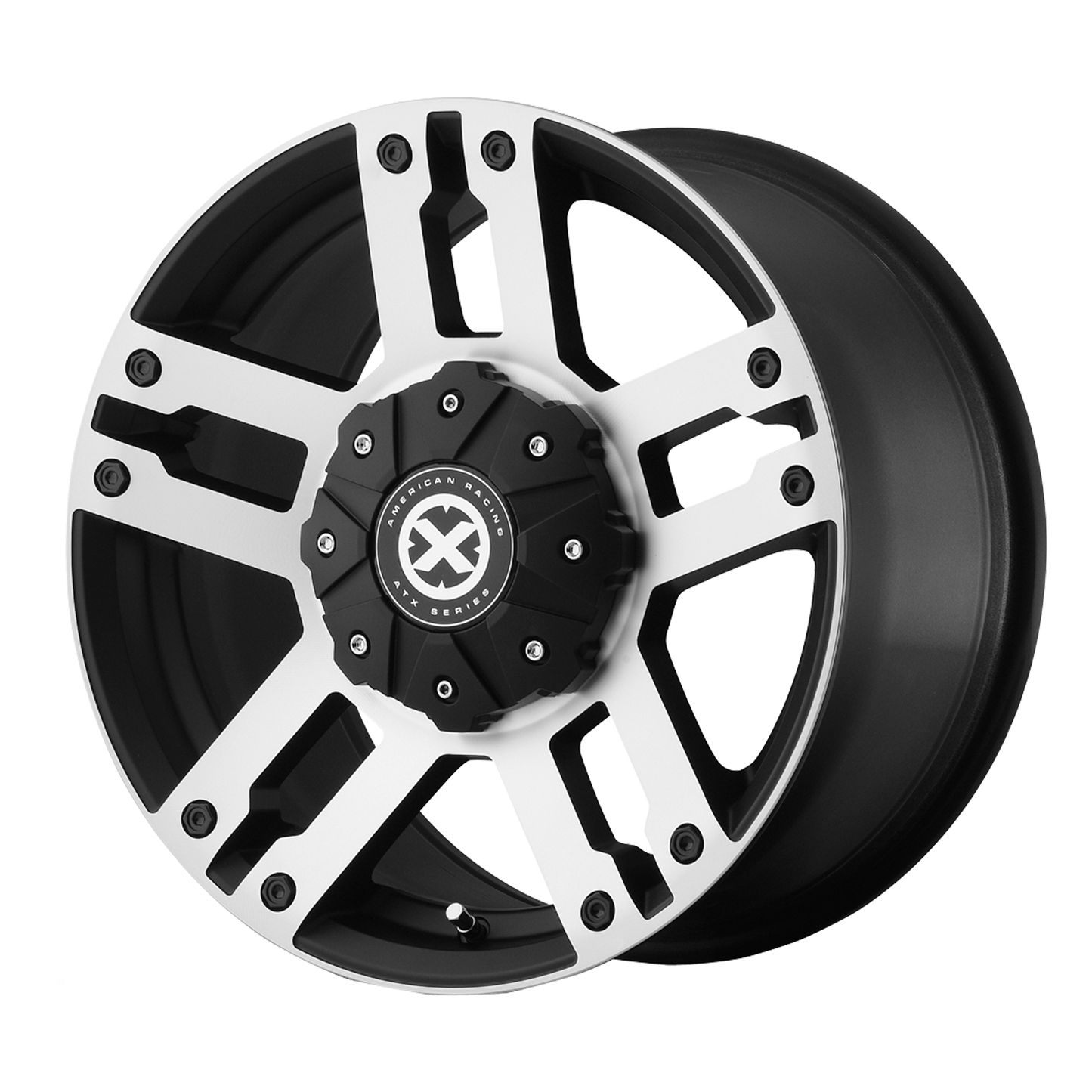 17x8.5 ATX Series AX190 Black Machined Wheel 6x135/6x5.5 (30mm)