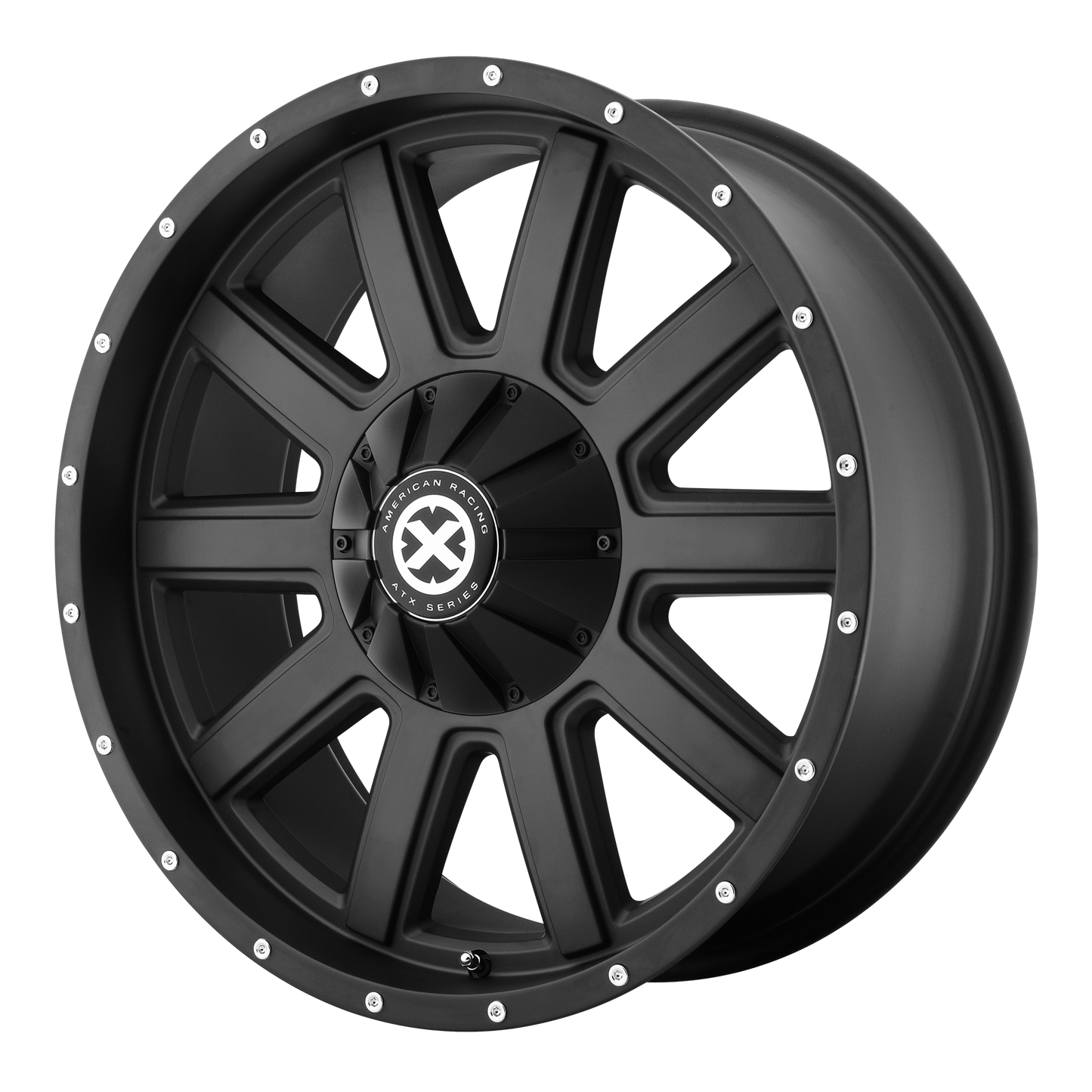 18x9 ATX Series AX805 Textured Black Wheel Blank (-12mm)